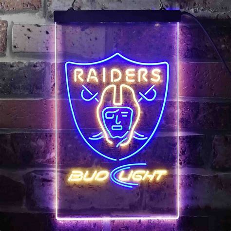 oakland raiders neon light sign